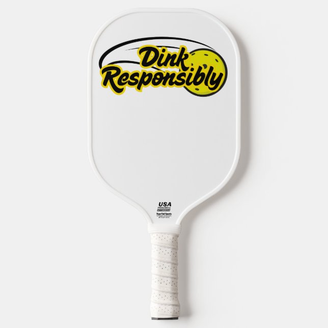 Pickleball Engraçado Responsavelmente (Front)