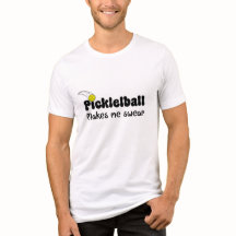 Pickleball Faz-Me Jurar - Pickleball Engraçado