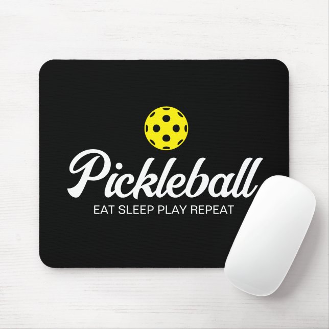 Pickleball mousepad presente Coma Reprodução de Re (Com mouse)