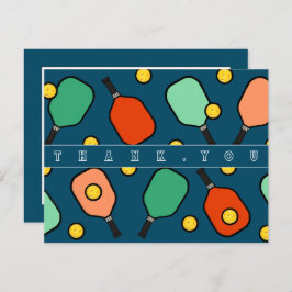 Pickleball - Obrigado Cartões