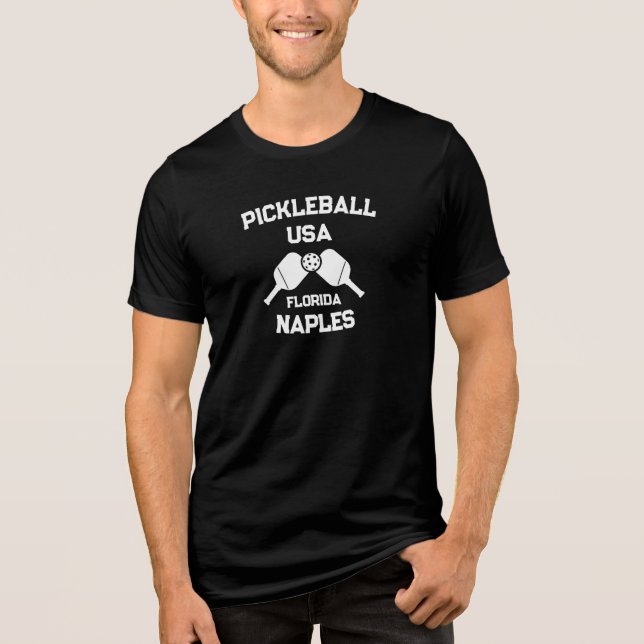 Pickleball Paddle Ball Nápoles Flórida EUA Persona (Frente)