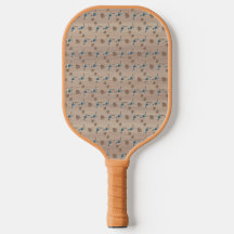 Pickleball Paddle, Papagaio de Tiki Retro e Palm