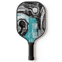 Pickleball Paddle - Surface Current Abstract Flow 