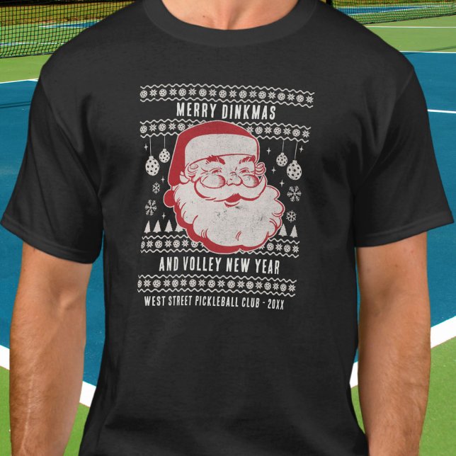Pickleball Personalizado De Suéter De Natal Engraç (Criador carregado)