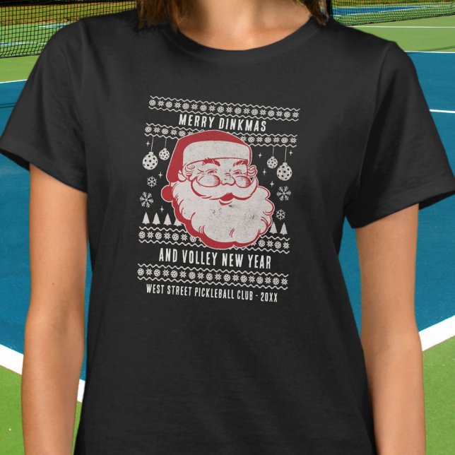 Pickleball Personalizado De Suéter De Natal Engraç (Criador carregado)