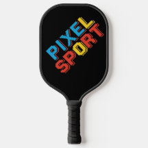 Pickleball Pixel Sport Bag | Rua de Jogadores Retr