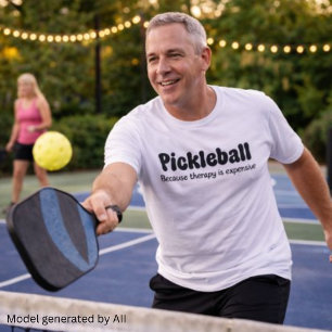 Pickleball Porque Terapia é Cara - Divertido
