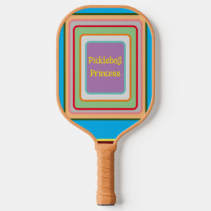 PICKLEBALL PRINCESS - Quadrados multicoloridos