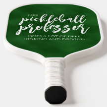Pickleball Professor Manuscrito Dinks Chalkboard
