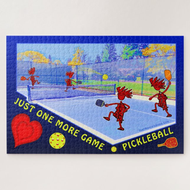 PICKLEBALL Só Mais Um Jogo Quebra-cabeça (Horizontal)