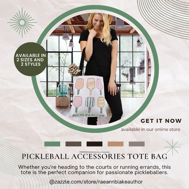 Pickleballer Accessories Tote Bag (Criador carregado)