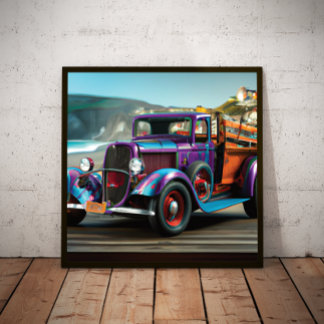 Pickup Truck Poster