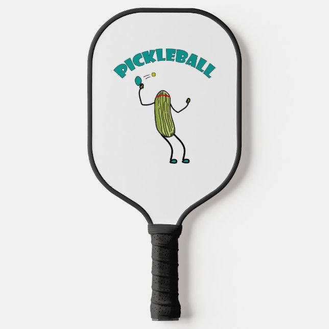 Picles Engraçados Jogando Pickleball (Front)