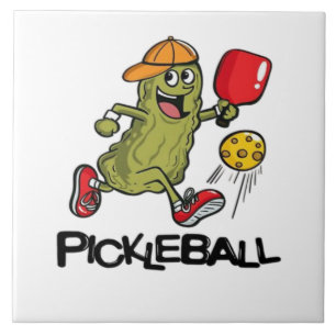 Picles Engraçados Jogando Pickleball 