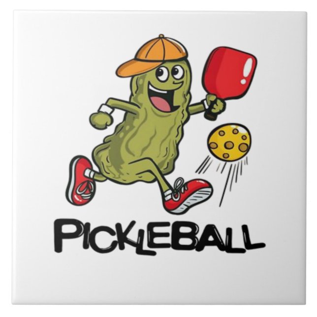 Picles Engraçados Jogando Pickleball  (Frente)