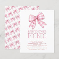 Picnic Arco Gingham cor-de-rosa-orçamento