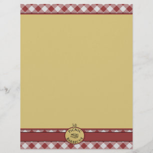 Picnic Barbecue Red Checkhead