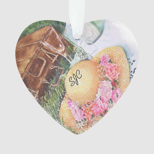 PICNIC DE DOIS ORNAMENTOS DE NAMORADOS (Frente)