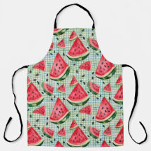 Picnic Patch Watermelon - Gingham de Fruta de Aqua