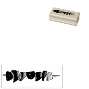 Picnic Shish Kebab Vegetal Carimbo