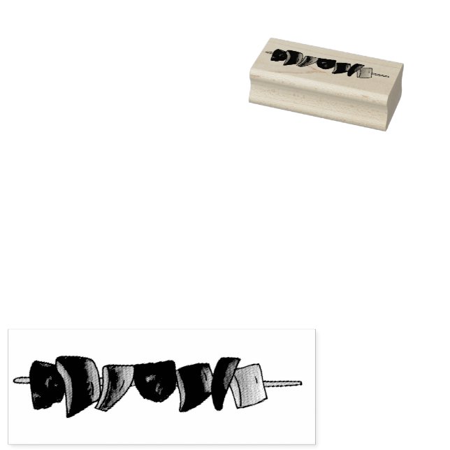 Picnic Shish Kebab Vegetal Carimbo (Carimbado)