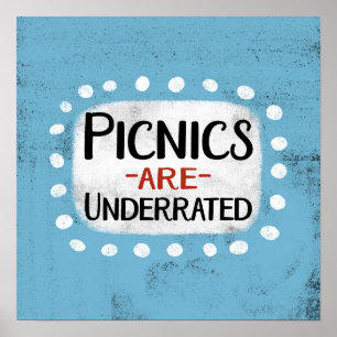 Picnicus são arte subestimada de Poster Wall
