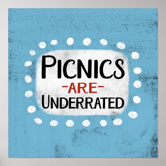 Picnicus são arte subestimada de Poster Wall (Frente)