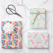 picolé de aquarela. festa de Verão sorvete