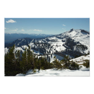 Picos de neve da Grande Montanha Teton II Foto