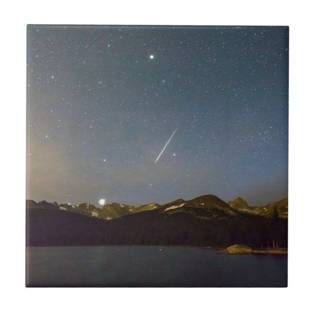 Picos do indiano do chá de meteoro de Perseid (Frente)