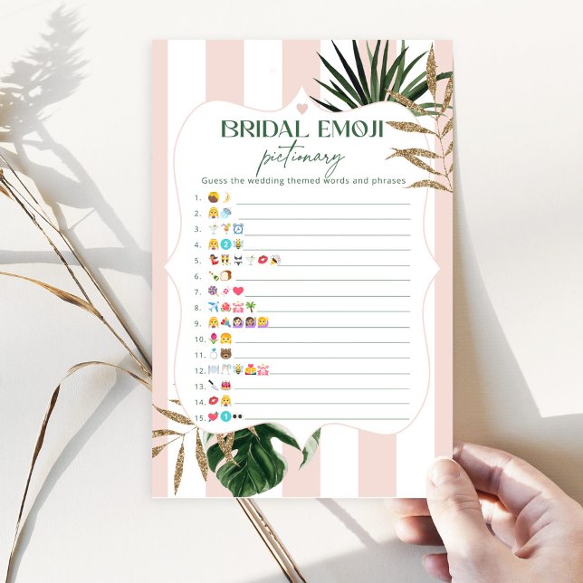 Pictionary para chás de panela quic stripes rosa (Criador carregado)