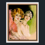 Pictorial Review Art Deco Impressão - Earl Christy<br><div class="desc">Impressão do Art Deco por Earl Christy da edição de janeiro de 1925 da Revista de Revisão Pictorial 16 x 20</div>