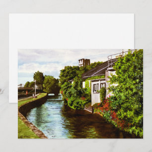 Picturesque Galway City Ireland Canal View