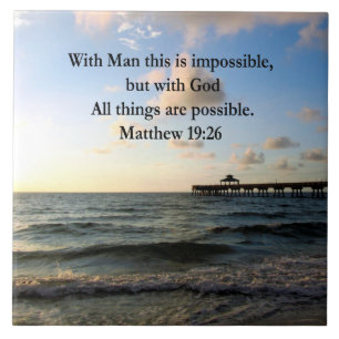 PICTURESQUE MATTHEW 19:26 OCEAN PHOTO DESIGN