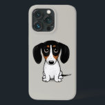 Piebald Dachshund | Cachorro Cachorro<br><div class="desc">Capas de iphone do Fantoche. Preto,  bronzeado e branco Piebald Dachshund.</div>