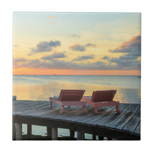Pier com vista para o oceano, Belize