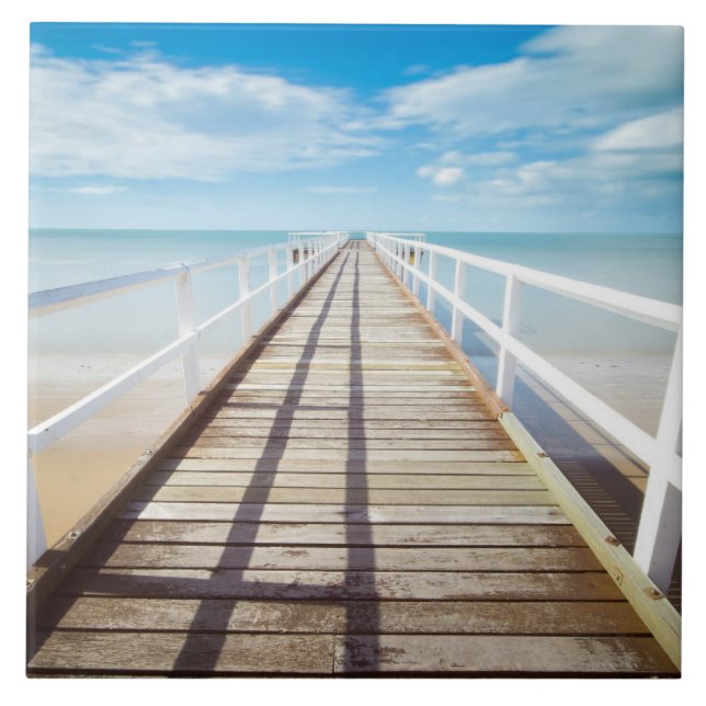 Píer de passarela de praia (Frente)