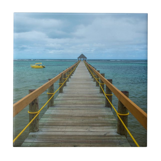 Pier na Costa de Coral, Fiji (Frente)