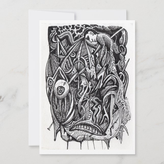 Pierced, por Brian Benson Flat Card (Frente)