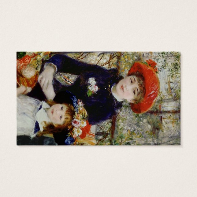 Pierre A Renoir | Duas Irmãs, ou No Terrace (Verso)
