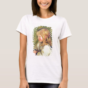 Pierre A Renoir Leitura de camiseta branca