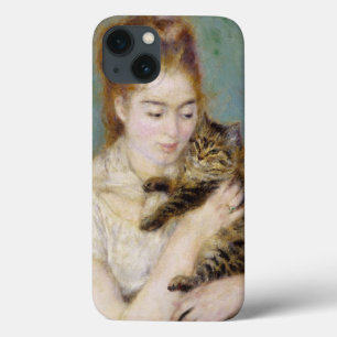 Pierre A Renoir   Mulher com gato