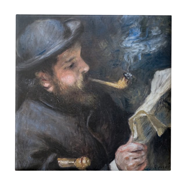 Pierre-Auguste Renoir - Claude Monet Leitura (Frente)