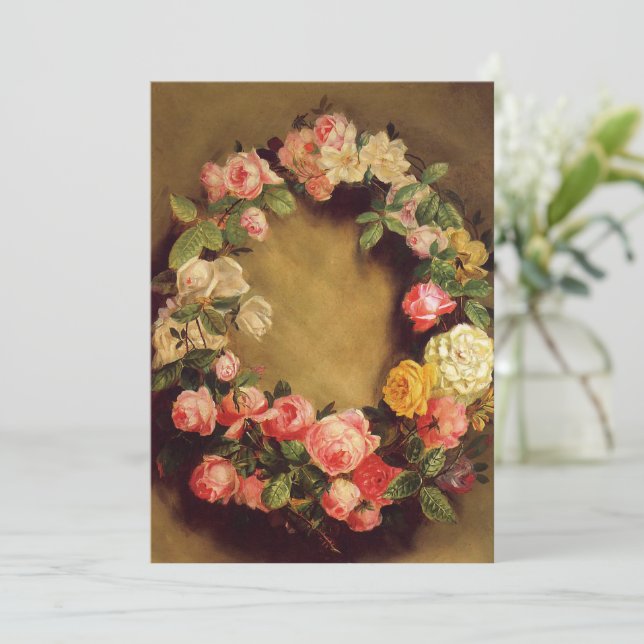 Pierre-Auguste Renoir - Coroa de Rosas (Em pé/Frente)