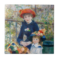 Pierre-Auguste Renoir - Duas irmãs no Terrace