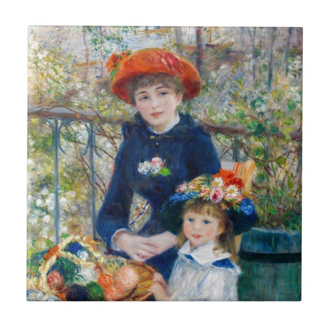 Pierre-Auguste Renoir - Duas irmãs no Terrace (Frente)