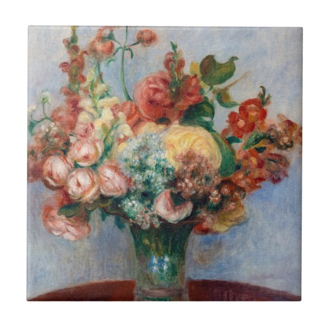 Pierre-Auguste Renoir - Flores em um Vase (Frente)