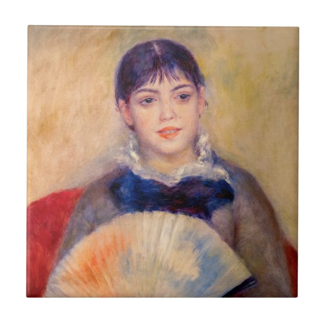 Pierre-Auguste Renoir - Garota com ventilador (Frente)