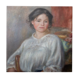 Pierre-Auguste Renoir - Jovem Mulher Sentada