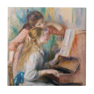 Pierre Auguste Renoir - Jovens Meninas no Piano